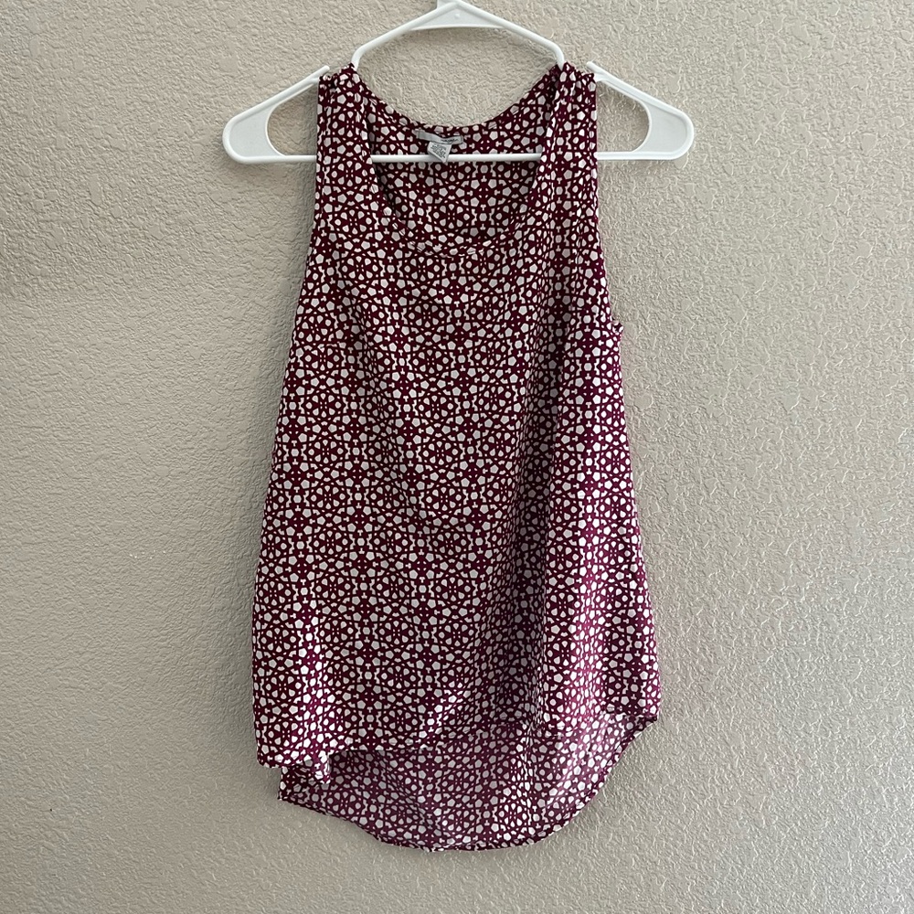 Burghundy Pattern Tank